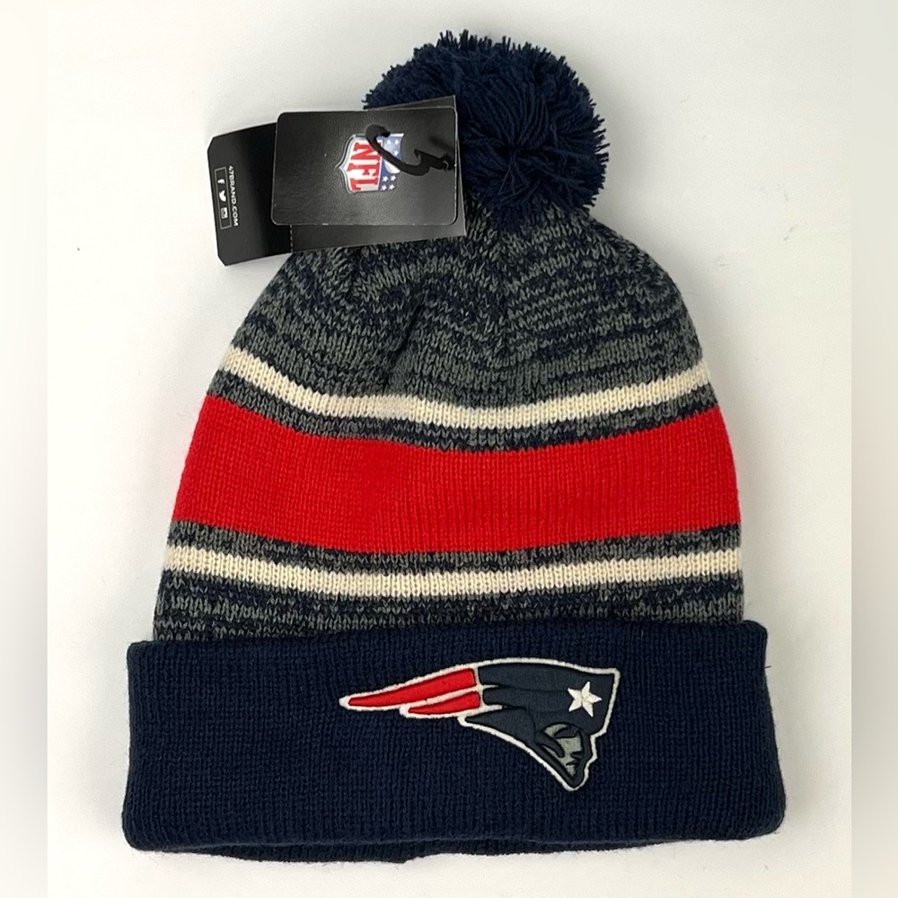 New England Patriots NFL Beanie '47 Brand Football Winter Hat new